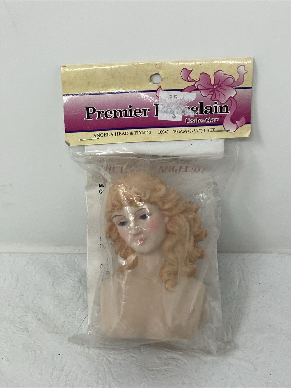 Angel Angela Head Hands Porcelain Strawberry Blonde Hair NEW Midwest Design